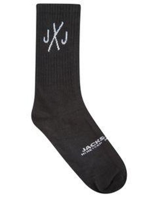 Jack & Jones Tennissocken Herren Schwarz Weiß Jacdirect Tennis Sock 20Er Pack in Black für Herren