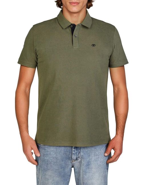 Tom Tailor Poloshirt Herren Kurzarm Baumwolle Regular Fit 3Er Set-Pack in Blue für Herren
