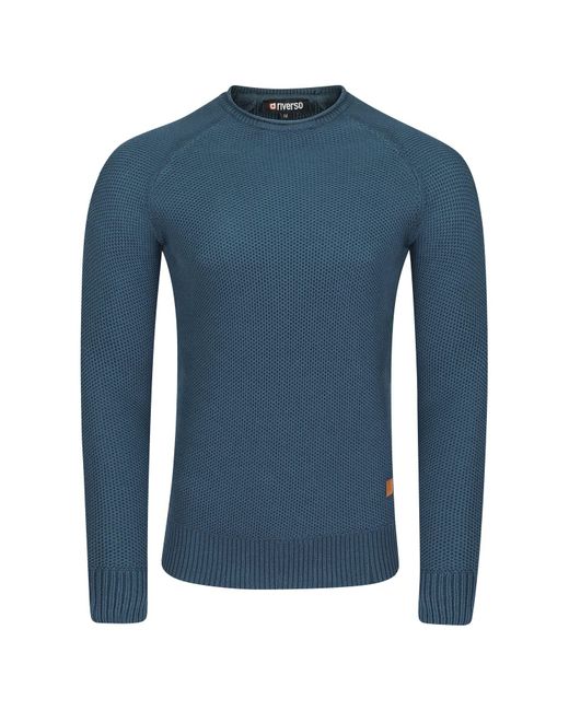 Riverso Pullover RIVElias Regular Fit in Blue für Herren