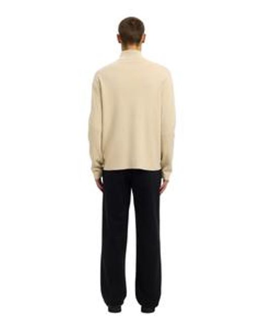 SELECTED Selected Herren Strickjacke Slhteller Fn Relaxed Zip Cardigan in Natural für Herren