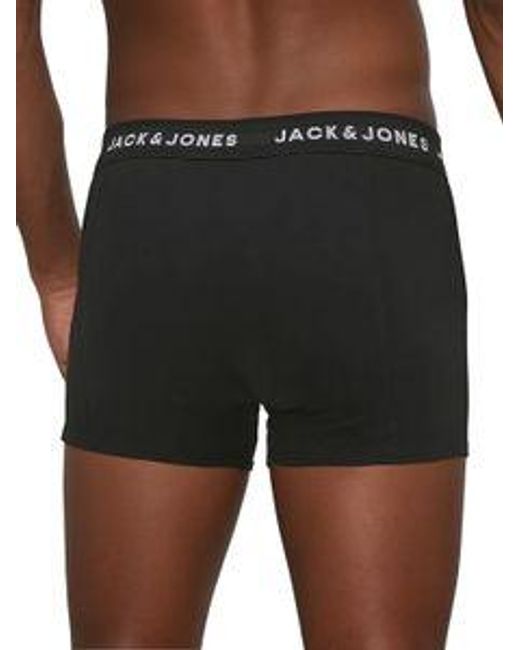 Jack & Jones Boxershorts Retroshorts 10er Pack JACANTON Regular Fit in Black für Herren