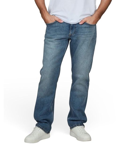 Cross Jeans Herren Stretch Regular Fit Dylan in Blue für Herren