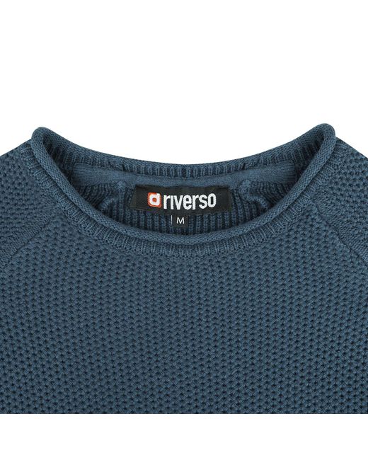 Riverso Pullover RIVElias Regular Fit in Blue für Herren