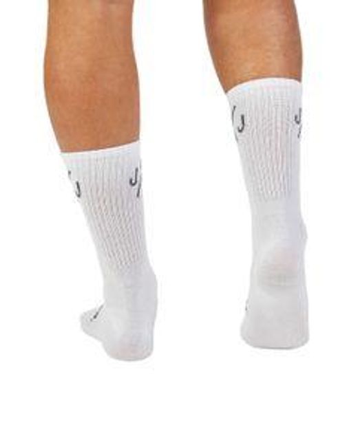 Jack & Jones Tennissocken Herren Schwarz Weiß Jacdirect Tennis Sock 20Er Pack in White für Herren