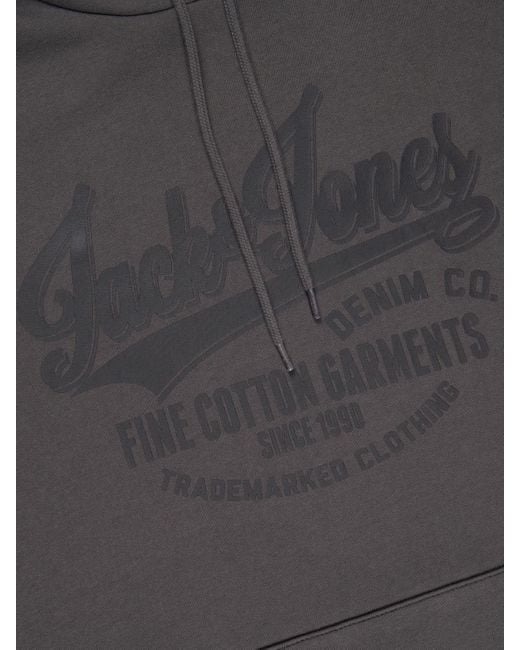 Jack & Jones Hoodie Herren Regular Fit Jjeadrian in Gray für Herren