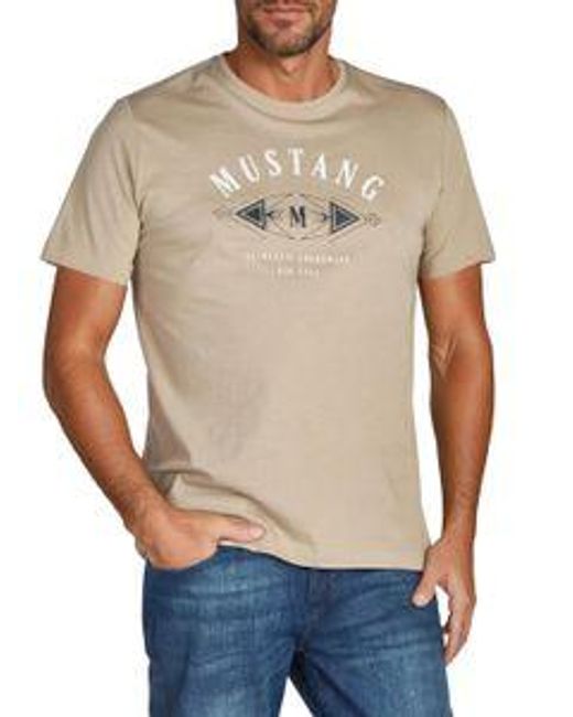 Mustang T-Shirt in Blue für Herren