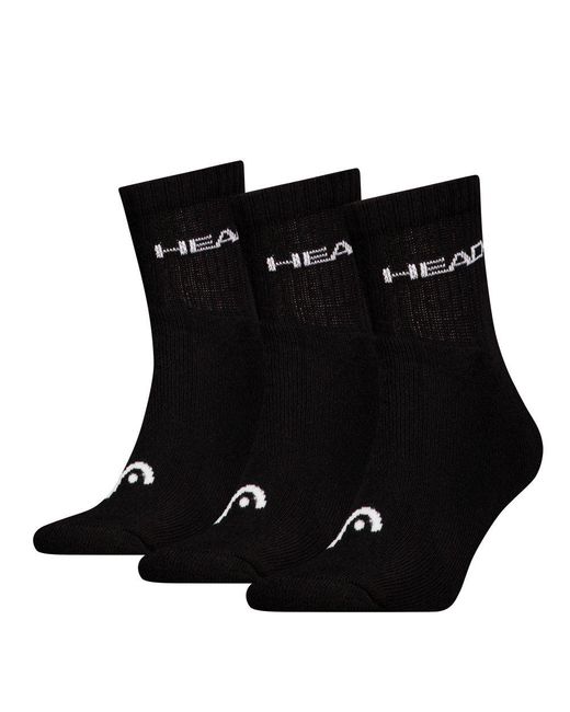 Head Sportsocken Elements All Sports Short Crew 3Er Pack in Black für Herren