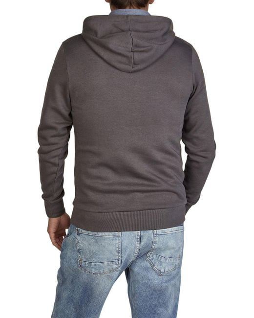 Jack & Jones Hoodie Herren Regular Fit Jjeadrian in Gray für Herren