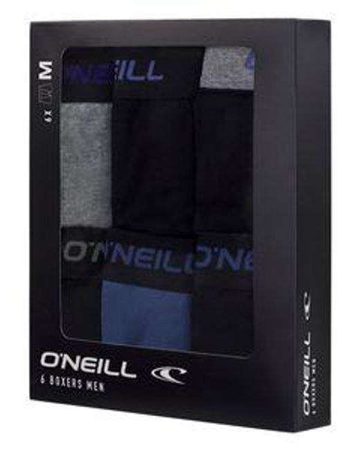 O'neill Sportswear Herren Boxershort Plain 6Er Pack in Red für Herren