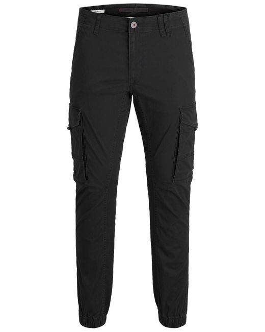 Jack & Jones Herren Cargohose Jjipaul Jjflake Akm 542 -Tapered Fit in Black für Herren