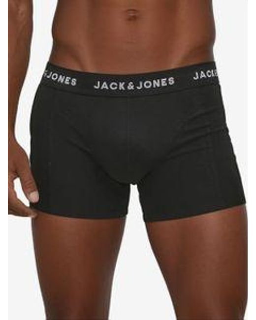 Jack & Jones Boxershorts Retroshorts 10er Pack JACANTON Regular Fit in Black für Herren