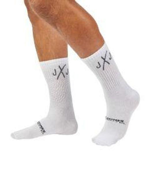 Jack & Jones Tennissocken Herren Schwarz Weiß Jacdirect Tennis Sock 20Er Pack in White für Herren