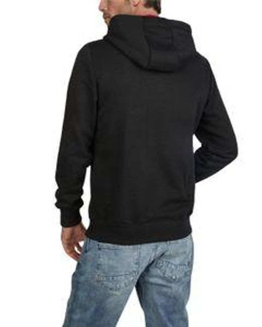 DENIMFY Sweatjacke Herren Mit Kapuze Reißverschluss Regular Fit Dfleo in Black für Herren