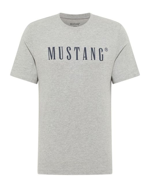 Mustang T-Shirt AUSTIN in Gray für Herren
