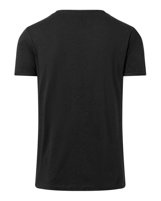Timezone Herren T-Shirt Ripped Basic T-Shirt in Black für Herren