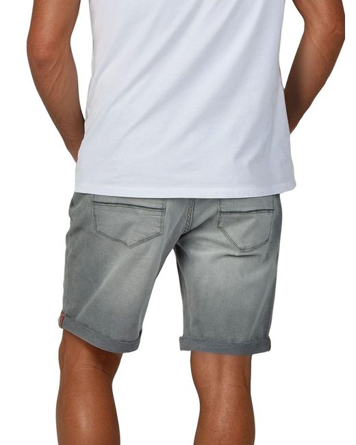 Riverso Jeans Shorts RIVUdo Regular Fit in Gray für Herren