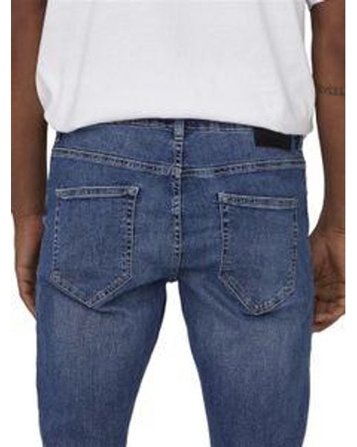 Only & Sons Herren Jeans Onsweft Reg 6755 in Blue für Herren