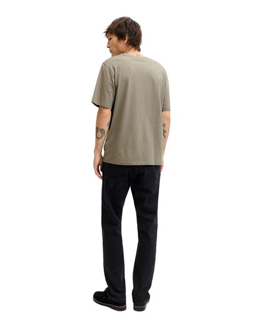 Jack & Jones Herren Rundhals T-Shirt Jjelogo Tee Ss O-Neck 2 Col in Gray für Herren