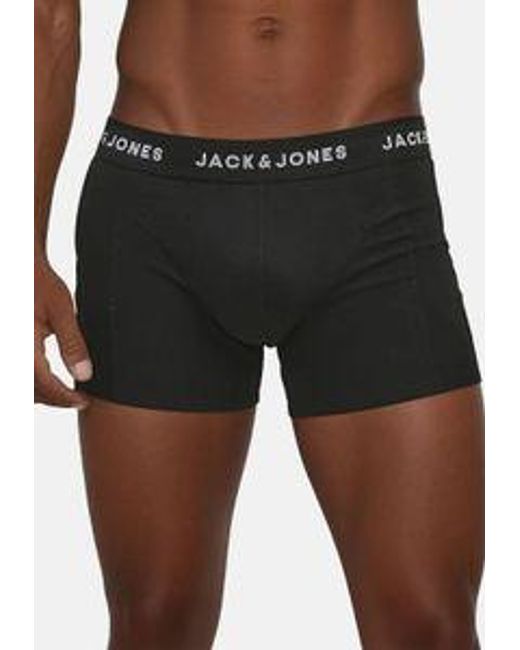 Jack & Jones Boxershorts Retroshorts 10er Pack JACANTON Regular Fit in Black für Herren