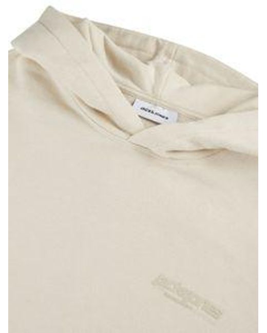 Jack & Jones Hoodie Herren Relaxed Fit Mit Print Jwhinterlude Sweat Hood in Blue für Herren