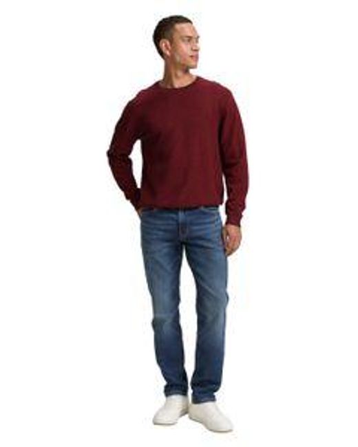 Tom Tailor Herren Rundhals Pullover Structured Crewneck Knit für Herren