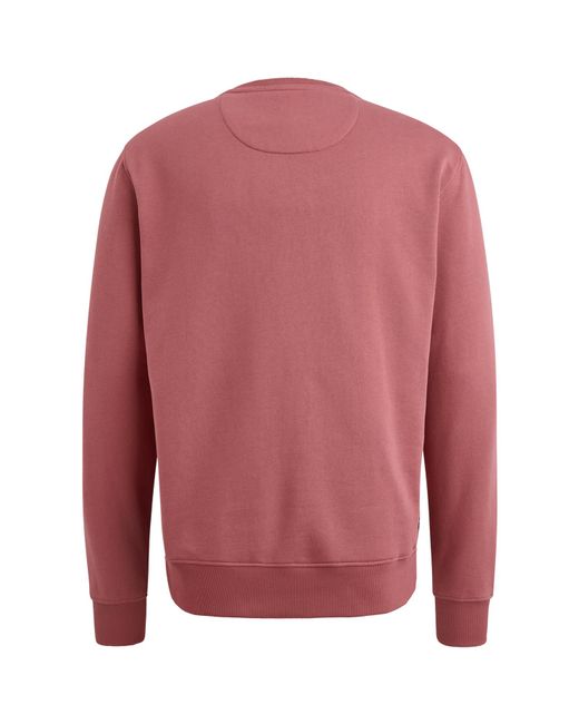 PME LEGEND Herren Rundhals Pullover Crewneck Soft Terry With Logo in Pink für Herren