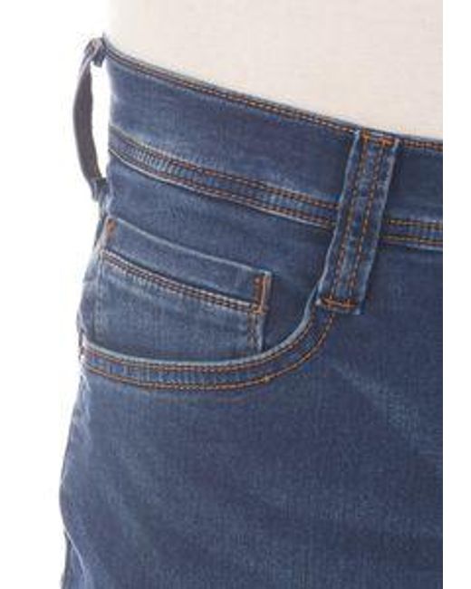 Mustang Herren Jeans Real X Stretchjeans Oregon Tapered Fit in Blue für Herren