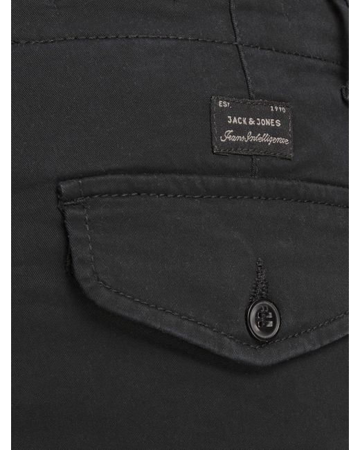 Jack & Jones Herren Cargohose Jjipaul Jjflake Akm 542 -Tapered Fit in Black für Herren