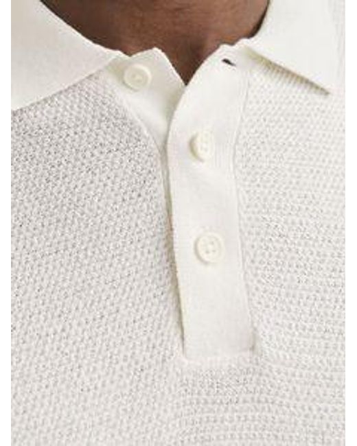 Jack & Jones Herren Poloshirt Jjegeorge Knit Polo in White für Herren