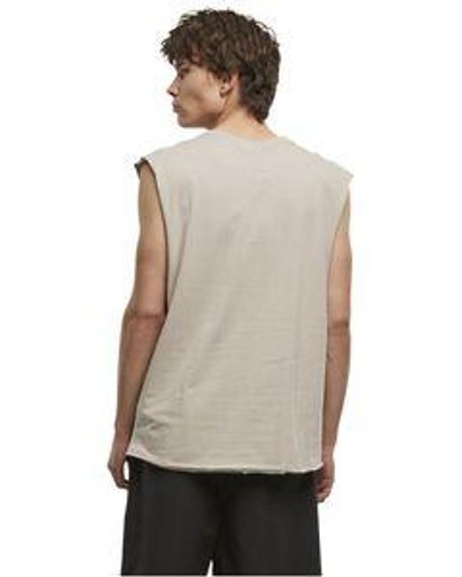 Urban Classics Herren Tank Top Open Edge Sleeveless in Natural für Herren
