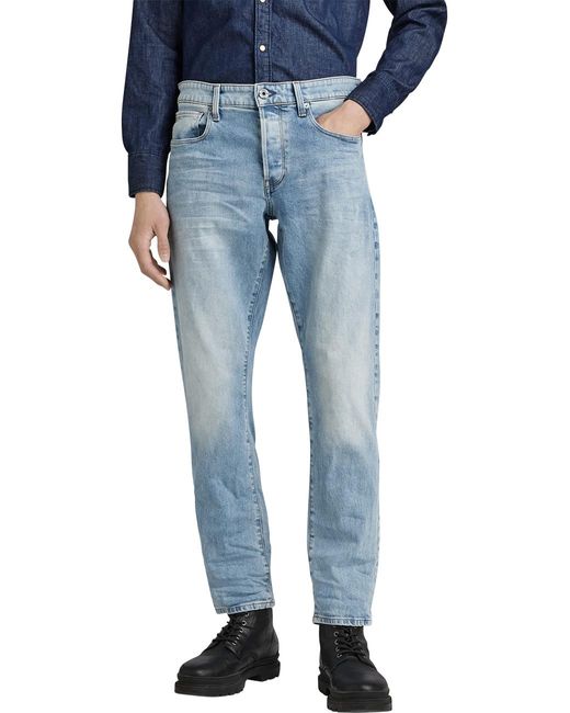 G-Star RAW G-Star Jeans 3301 REGULAR TAPERED in Blau für Herren | Lyst DE