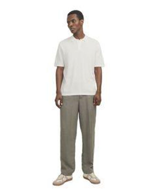 Jack & Jones Herren Poloshirt Jjegeorge Knit Polo in White für Herren