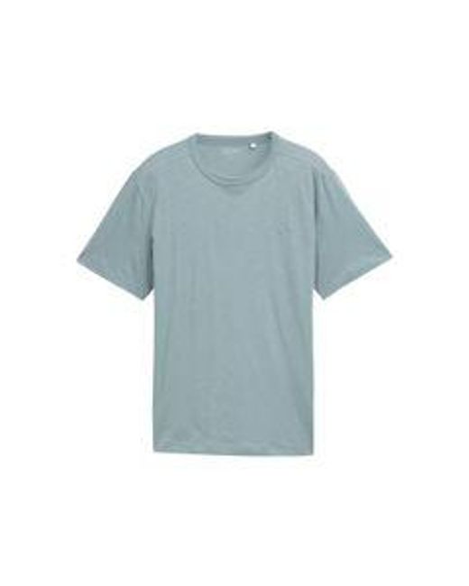 Tom Tailor Herren T-Shirt With Print- Regular Fit in Blue für Herren