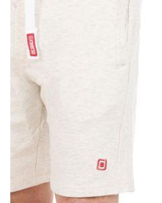 Riverso Kurze Hosen Herren Sport Mit Taschen Regular Fit Rivmoritz in White für Herren