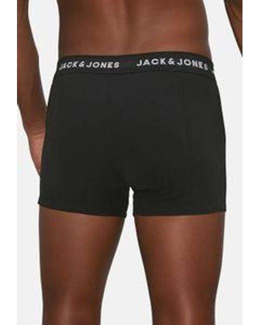 Jack & Jones Boxershorts Retroshorts 10er Pack JACANTON Regular Fit in Black für Herren