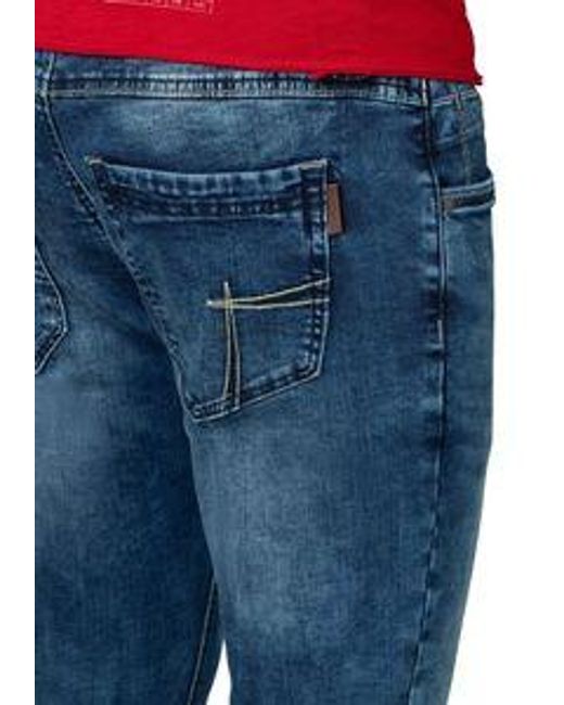 Timezone Herren Jeans Slim Eduardotz Mid Waist in Blue für Herren