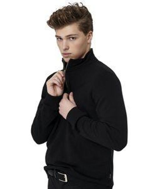 Only & Sons Herren Pullover Onsceres Half Zip Sweat in Blue für Herren