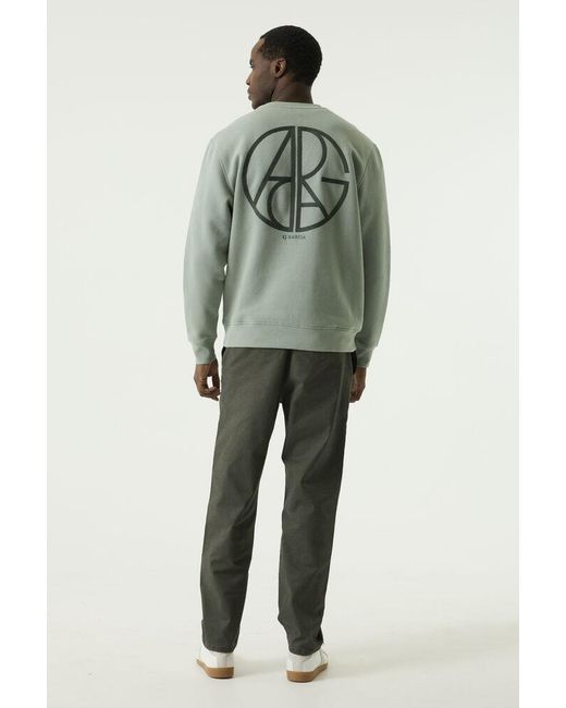 Garcia Sweater Mint in het Green voor heren