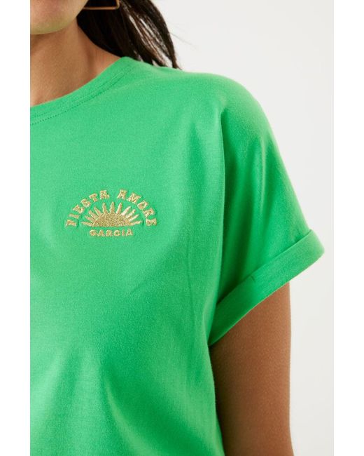 Garcia T-shirt in het Green