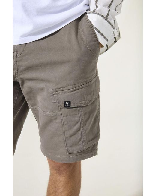 Garcia Cargo Short in het White voor heren