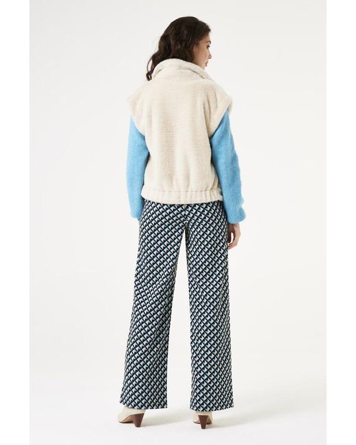 Garcia Broek Met Print in het Blue