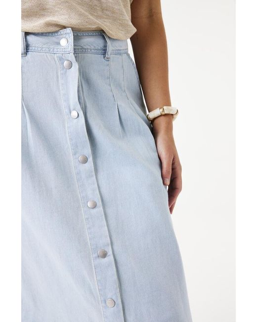 Garcia Denim Rok Bleached in het Blue
