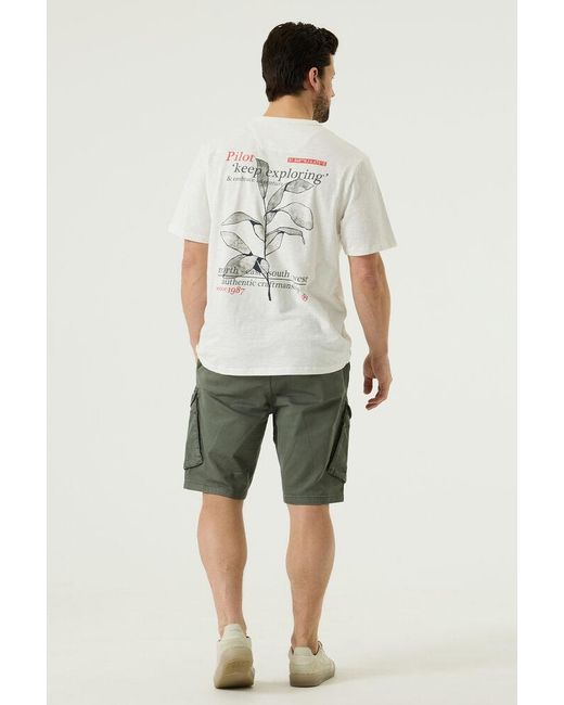 Pilot T-shirt in het Gray voor heren