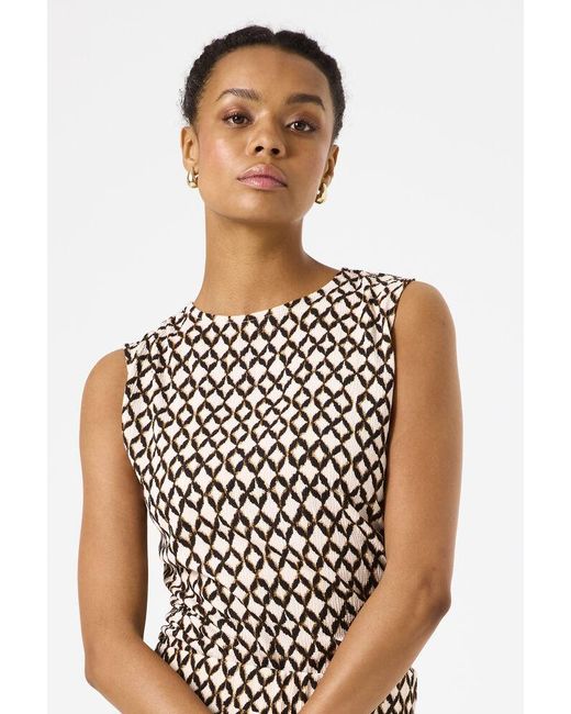 Garcia Top Met Print in het White