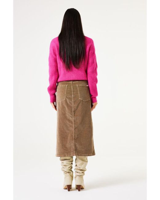 Garcia Corduroy Rok in het Pink