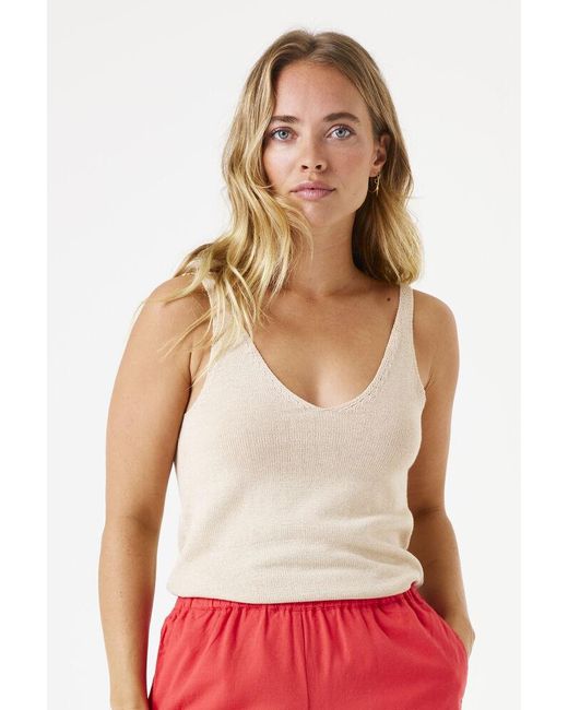 Garcia Singlet Beige in het Red