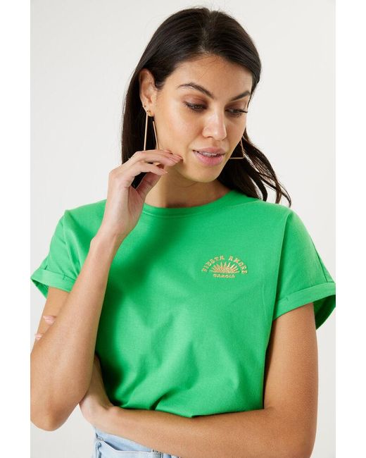 Garcia T-shirt in het Green