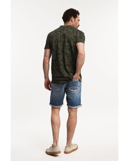 Pilot Polo Met Print in het Green voor heren