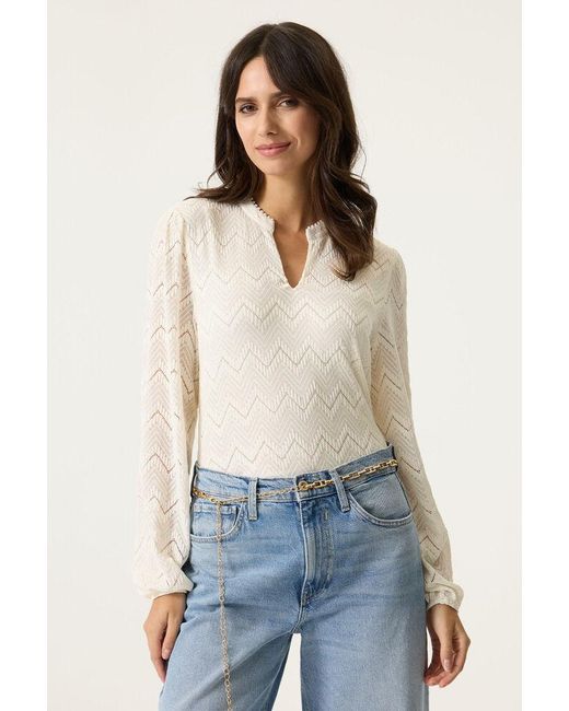 Garcia Blouse Gebroken in het Blue