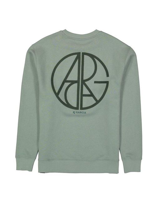 Garcia Sweater Mint in het Green voor heren